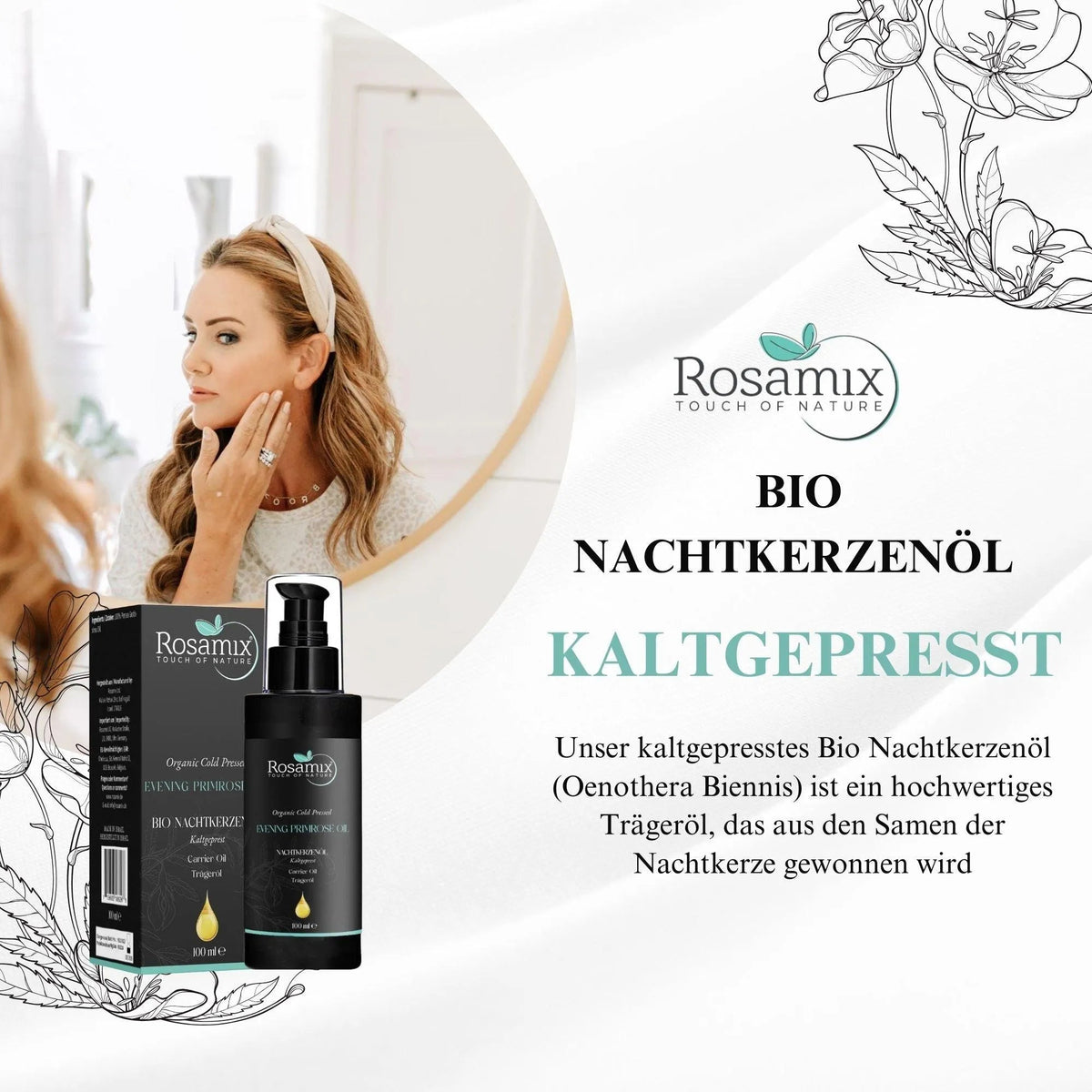 Bio Nachtkerzenöl Kaltgepresst